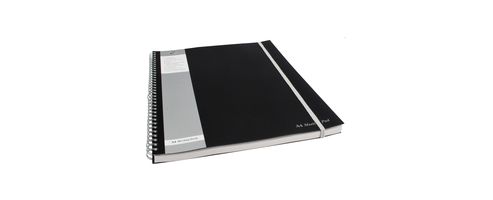 Image of Pukka Pad A4 Meeting Pad Black Sbmeta4160