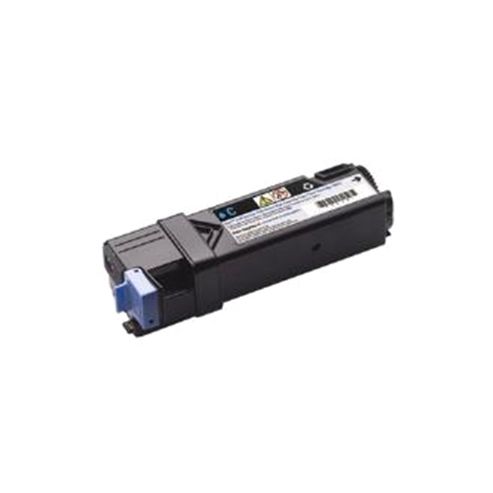 Image of Dell Standard Capacity Cyan Toner Cartridge (yield 1,200 Pages) For Dell 2150cn/2150cdn/2155cn/2155cdn Laser Printers