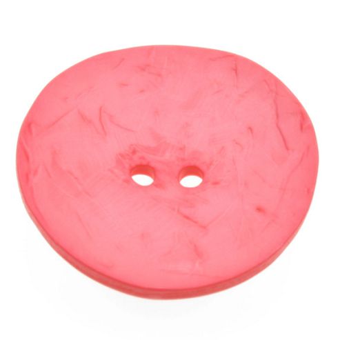 Image of Dill Buttons 60mm Dished Pink