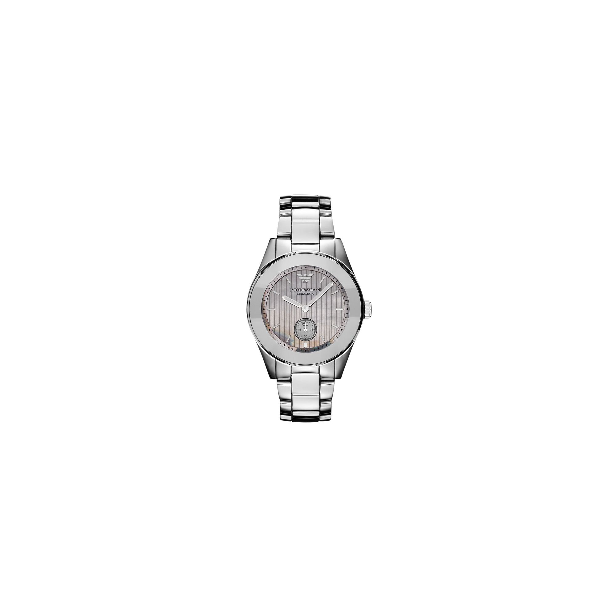 Emporio Armani Ladies Leo Ceramic Watch AR1463 at Tescos Direct