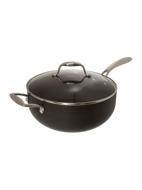 Image of Linea Excellence 26cm Chefs Pan With Glass Lid