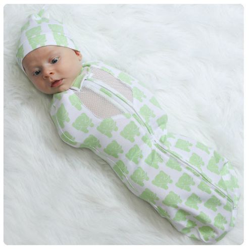 Image of Woombie Elephant Air Cocoon Swaddle - 3 To 6 Months