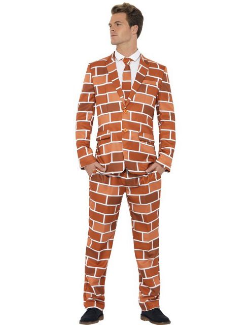 Image of Off The Wall Patterned Stand Out Suit Medium