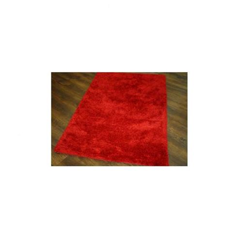 Image of Dandy Zanzibar Red Shag Rug - 60cm X 110cm
