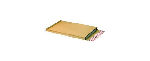 Image of New Guardian Envelope Heavyweight Peel/seal Gusset 25mm 130gsm Manilla C4 [pack 100]