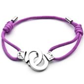 Cuffs of Love Cord Bracelet - Purple XS
