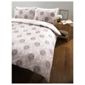 Tesco Floral Trail King Size Duvet Set, Neutral