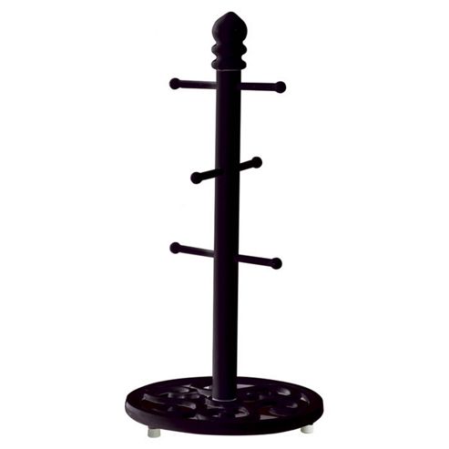 Image of Premier Housewares 6 Cup Mug Tree - Black