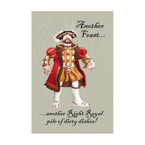 Image of Holy Mackerel Tea Towel- Henry Viii