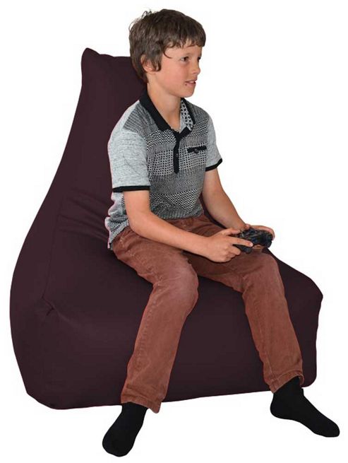Image of Valufurniture Pu Leather Gamer Purple Bean Bag
