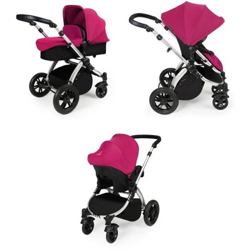 Image of Ickle Bubba Stomp V2 3-in-1 Travel System (pink)