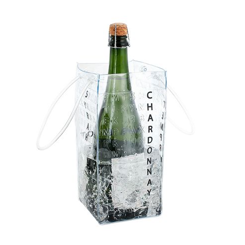 Image of Champagne Bottle Ice Tote Cooler Bag