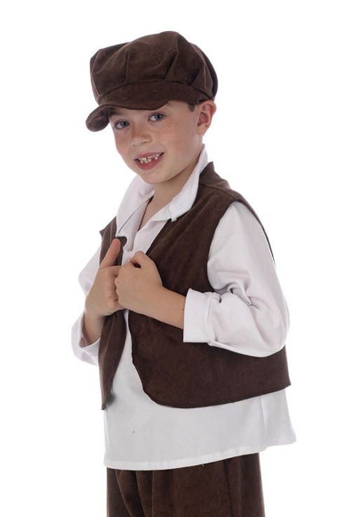 Image of Urchin Waistcoat - Child Costume 4-8 Years