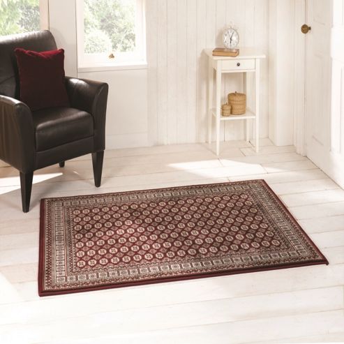 Image of Million Point Bokhara Red 60x230 Cm Rug