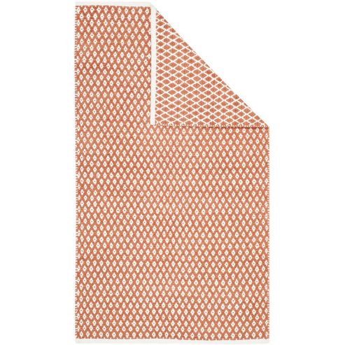 Image of Safavieh Boston Nantucket Orange / Cream Tufted Rug - 122 Cm X 183 Cm (4 Ft X 6 Ft)