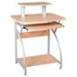 Home Essence Kentwood Computer Desk in Natural and Silver