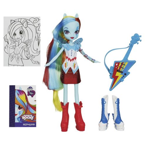 Image of My Little Pony Equestria Girl Rainbow Dash With Accessories
