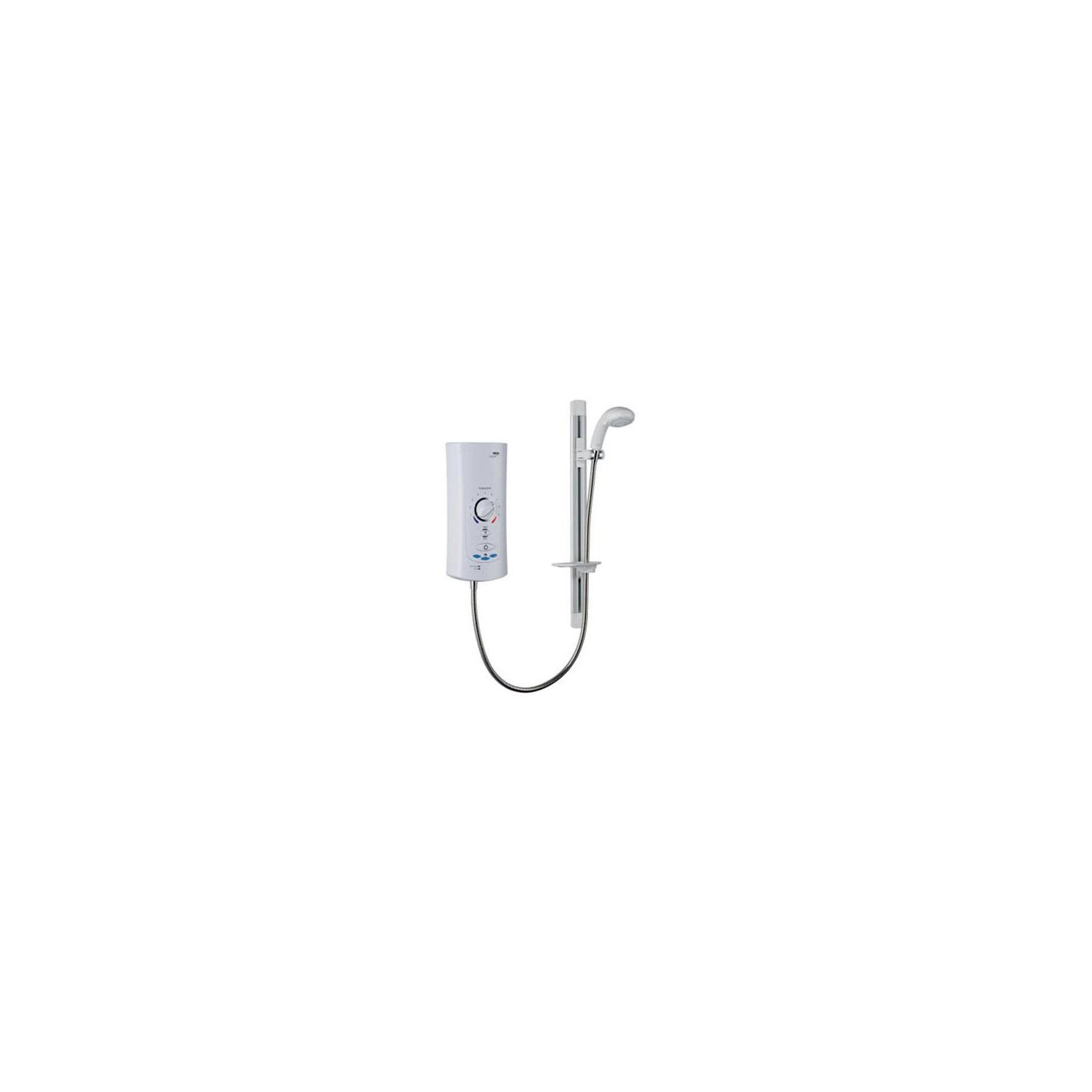 Mira Advance ATL Memory 9.8 kW Electric Shower, Handset, White/Chrome at Tesco Direct