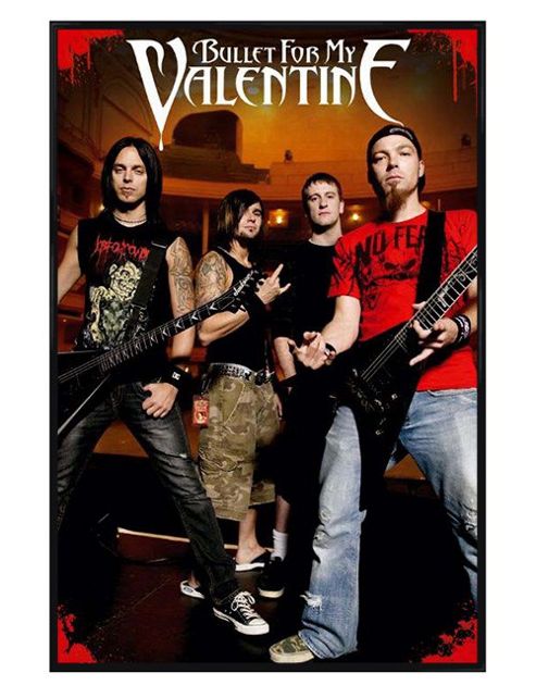 Image of Bullet For My Valentine Gloss Black Framed Theatre Bfmv Poster