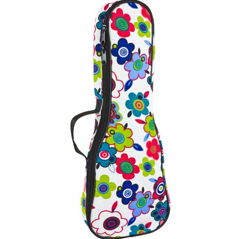 Image of Tom And Will 63uks Soprano Ukulele Gig Bag - Flowers