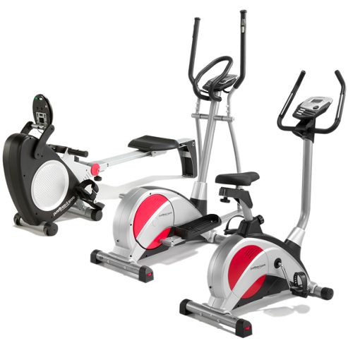 Image of Pure Fitness & Sports Exercise Bike, Cross Trainer & Rower Package