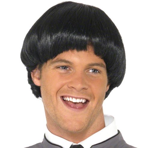 Image of 60's Bowl Wig - Black