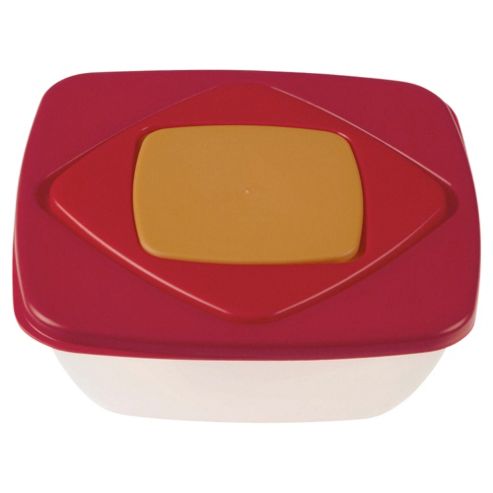 Image of Bramli Nested Square Red Food Containers, Set Of 4