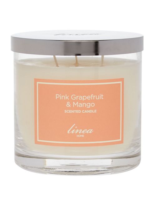 Image of Pink Grapefruit & Mango 3 Wick Candle