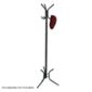 Safco Six Hook Steel Coat Stand in Black