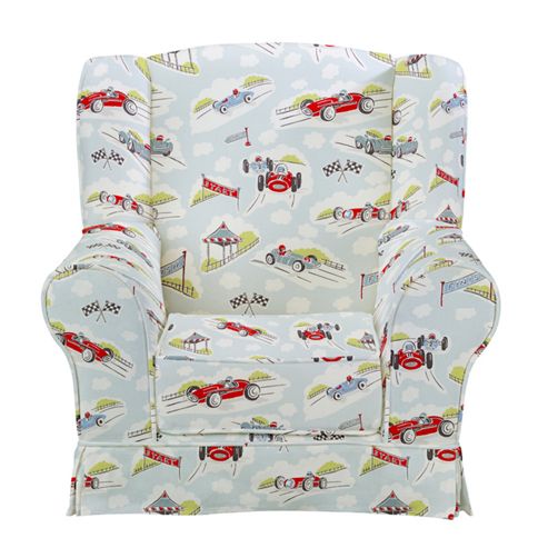 Image of Children's Armchair - Classic Racing Cars