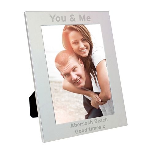 Image of Personalised Aluminium Bold Style Frame 5 X 7