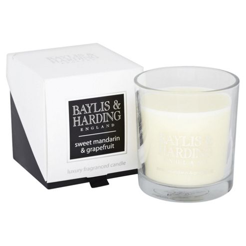 Image of Baylis & Harding Boxed Candle, Sweet Mandarin & Grapefruit