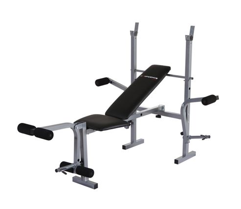 Image of Confidence Fitness Pro Home Multi Gym Dumbbell Weight Bench With Arm Press