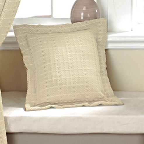 Image of Dreams N Drapes Curtina Marlowe Cushion Cover In Natural