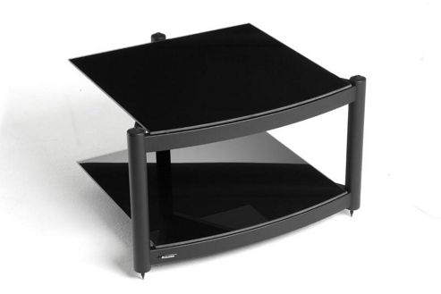 Image of Atacama Audio Equinox Hi-fi Modular 2 Shelf Base - Silver Metallic - Arctic Frost