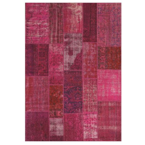 Image of Angelo Up-cycle Pink Rug - 400cm X 300cm (13 Ft 1.5 In X 9 Ft 10 In)