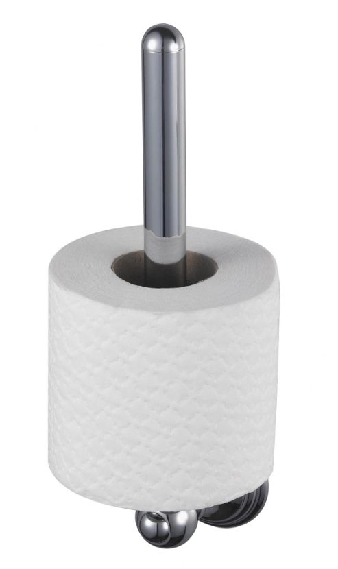 Image of Haceka Allure Wall Mounted Toilet Roll Holder In Chrome