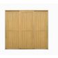 Caxton Melody 3 Door Sliding Wardrobe in Natural Oak