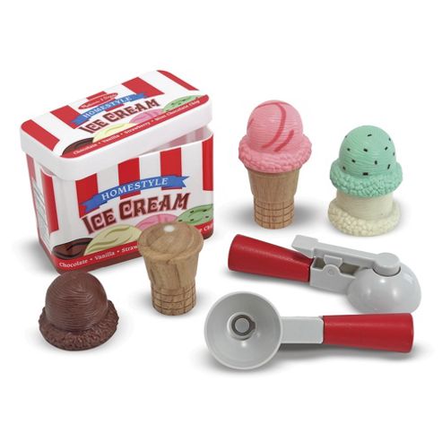 Image of Melissa & Doug Scoop & Stack Ice Cream Cone Playset (14087)