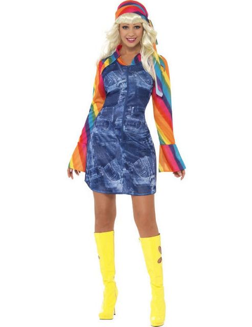 Image of Groovy 70s Girl Costume Large