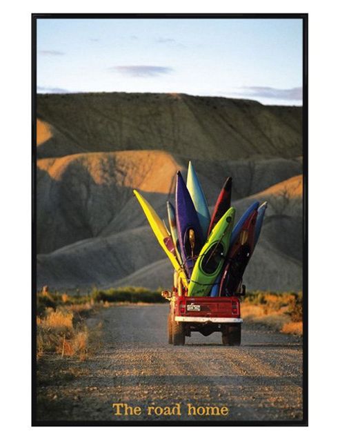 Image of The Road Home Gloss Black Framed The End Of A Perfect Day Poster