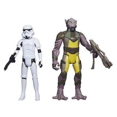 Image of Star Wars Mission Series - Garazeb "zeb" Orrelios And Stormtrooper Figures