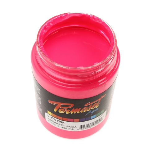 Image of Permaset Aqua 300ml Glow Pink