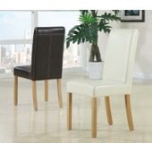 Hawkshead Barcelona Leather Dining Chair with Dark Brown Seat
