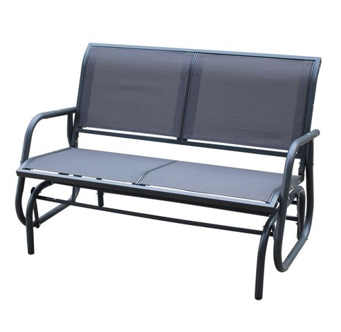 Image of Bentley Garden 2 Seater Textilene Rocking Glider Bench