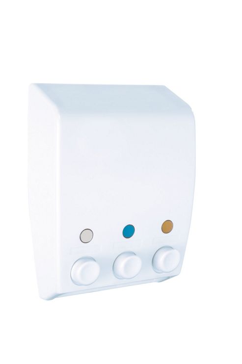 Image of Wenko 3 Compartment Soap Dispenser