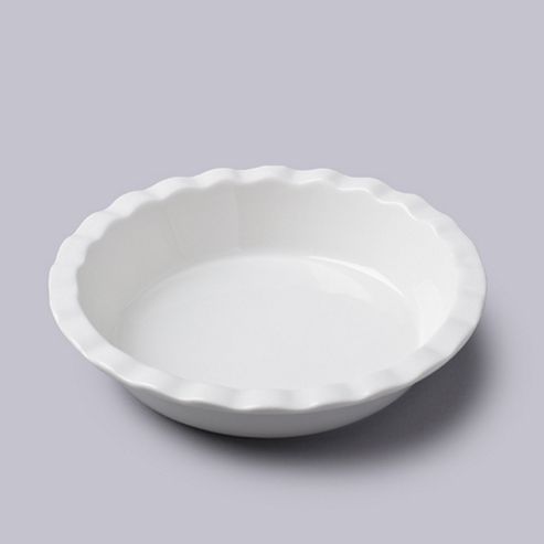 Image of Round Pie Dish Medium Fluted Edge