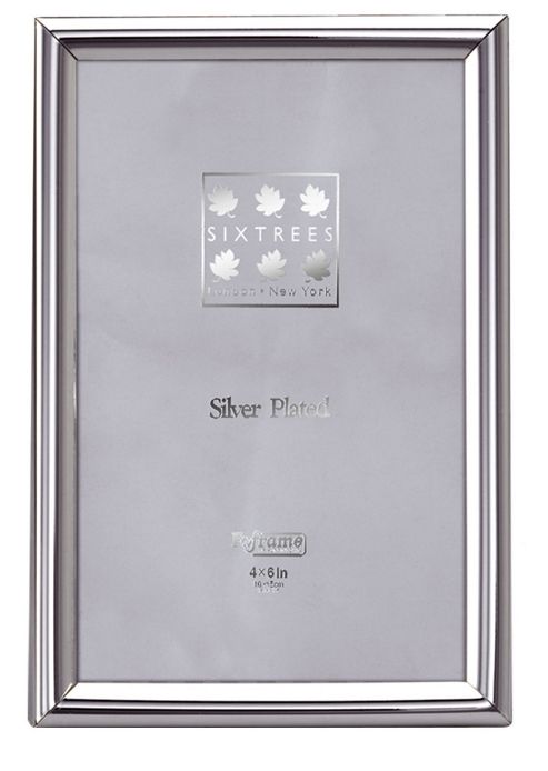 Image of Sixtrees Huntingdon Plated Photo Frame - 16cm H X 11cm W X 2cm D