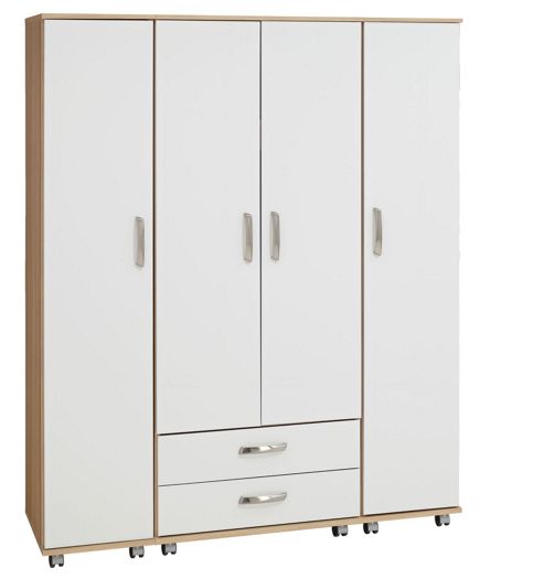 Image of Ideal Furniture Regal 4 Door Wardrobe