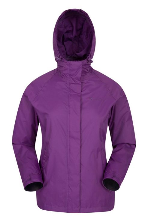 Image of Ladies Outdoor Hooded Torrent Waterproof Womens Jacket - Purple